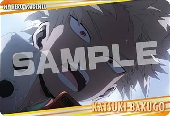 07.爆豪勝己/横向き】僕のヒーローアカデミア メタルカード