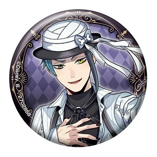 ディズニー ツイステ ジェイドリーチ ホログラム缶バッジ 寮服namco限定