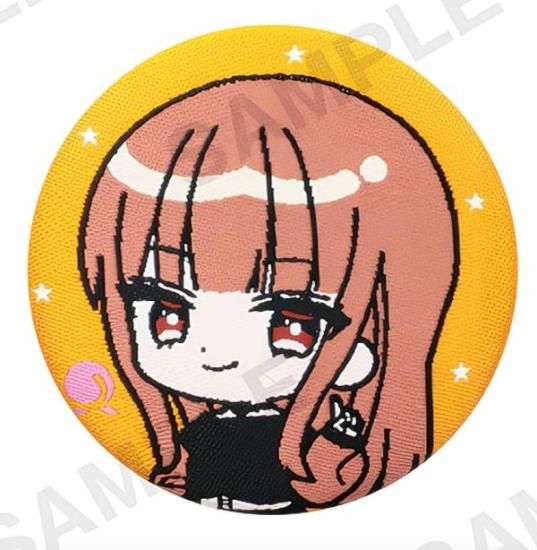 えと】カラフルピーチ 刺繍缶バッジ - トレカ&ホビーの通販なら REALiZE