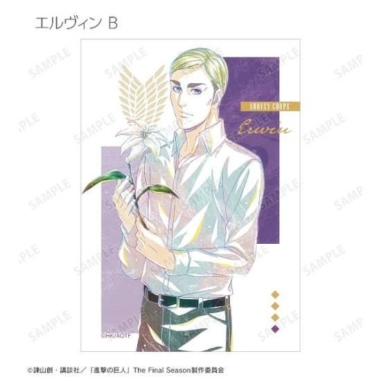 進撃の巨人 WITブロマイド きゃらドリSuperGroupies エルヴィン TV