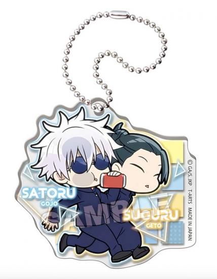 呪術廻戦 五条悟 ビッグビジュアルクロス アクリルキーホルダー セット