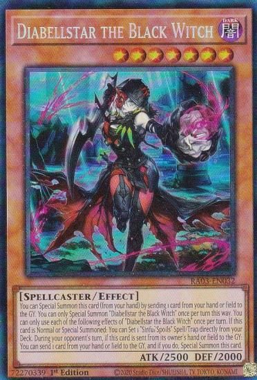 黒魔女ディアベルスター イラスト違い25thシク 遊戯王 アジア版 黒魔女