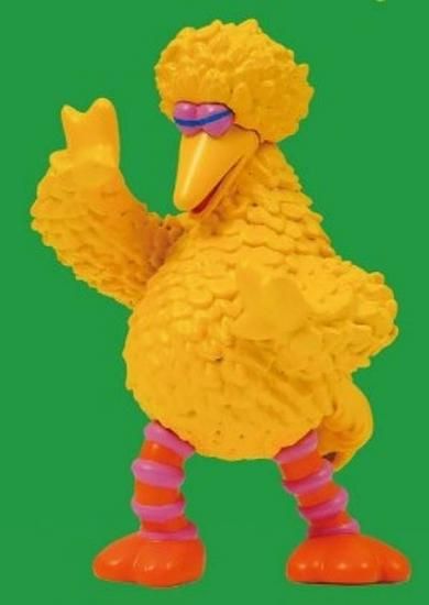 ビッグバード】セサミストリート 風にも負けず。 マスコットフィギュア
