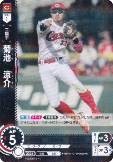 ドリームオーダー TBP01-C16 菊池 涼介 広島東洋カープ (R レア) プロ