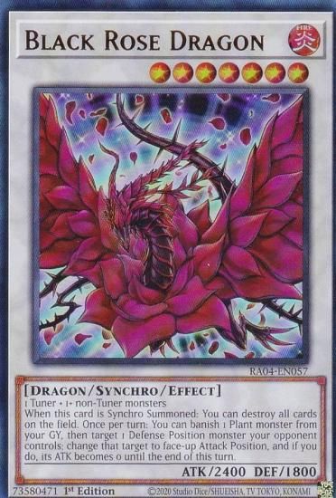 遊戯王 ブラック・ローズ・ドラゴン レリーフ 英語版 アンリミ CSOC