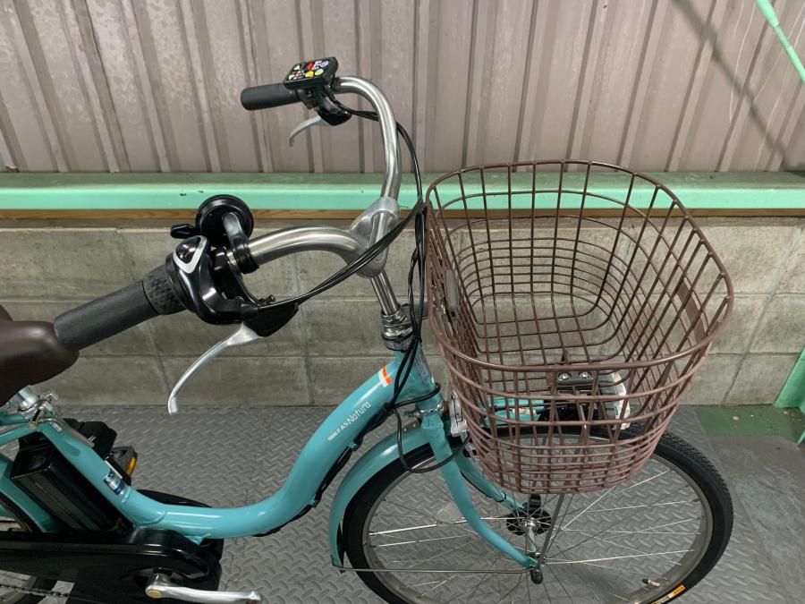 電動自転車 ヤマハ PAS Natura 26インチ ブルー 8.7ah 2014年頃 前後