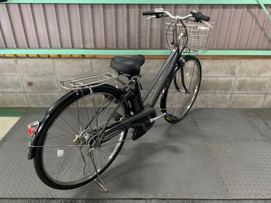 横浜在庫）電動自転車 ヤマハ PAS CITY 27インチ ガンメタシルバー