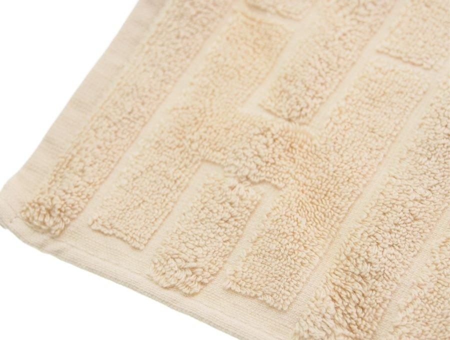 エルメス カレ・タオル ステアーズ タオルハンカチ 32×30 ナチュラル