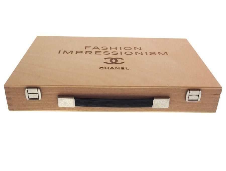 Used 展示品】シャネル CHANEL ノベルティ 木箱 ウッドバッグ カタログ