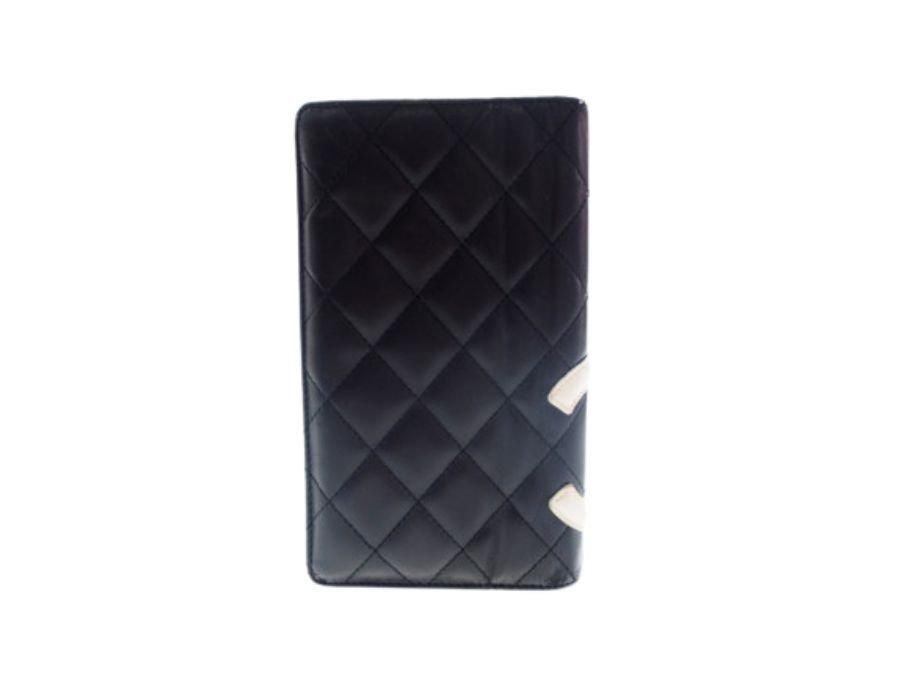 シャネル カンボンライン 長財布 二つ折り マトラッセ S/No.12