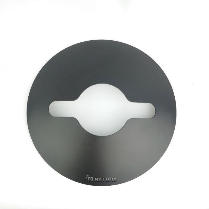 NATURA小型オイルランタンシェード | マッドブラック - ≪防災グッズ