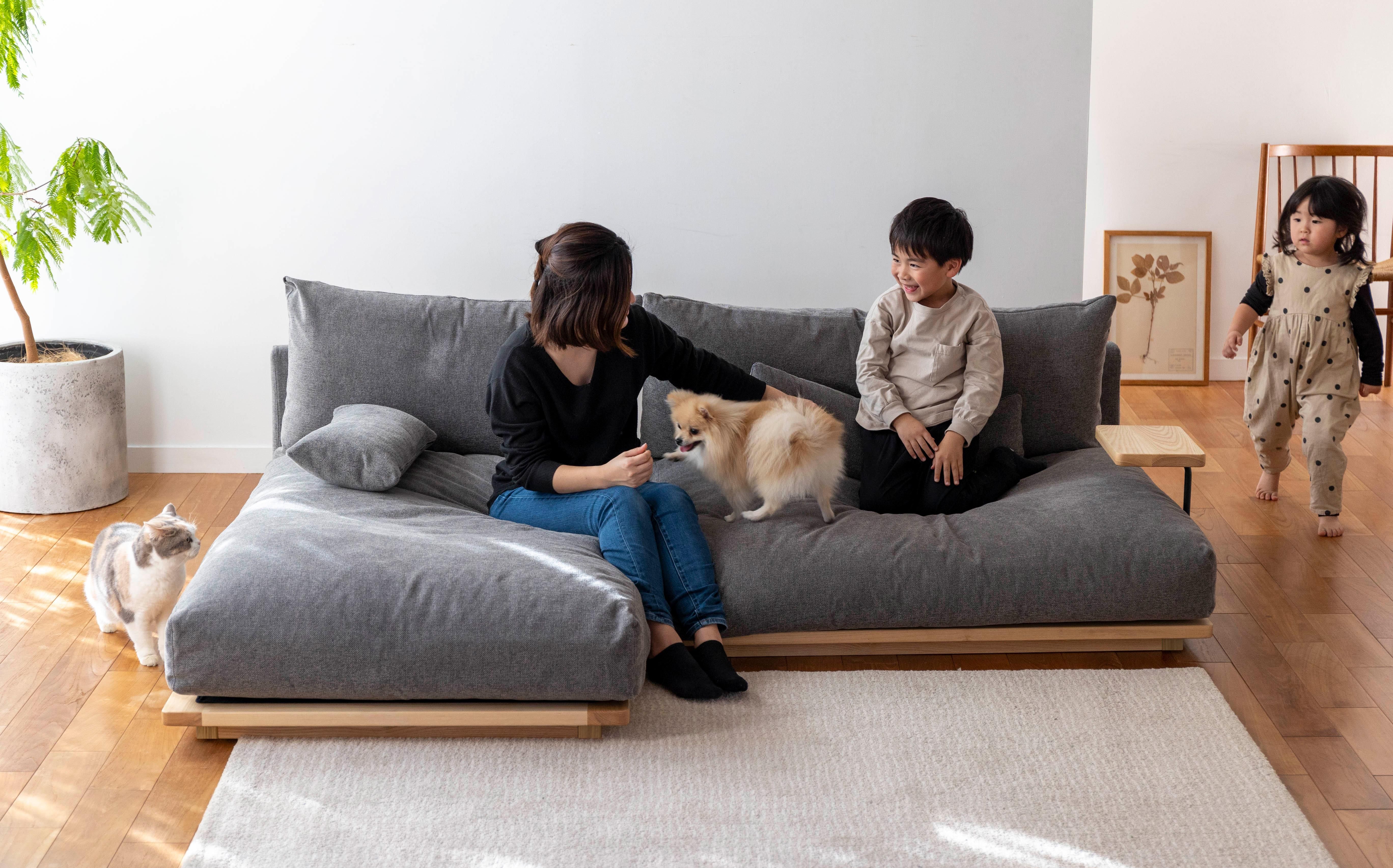 Fumi / フミ】 幸せになるソファ / 標準生地（SD426生地）（ワイド＋