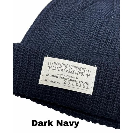 COLIMBO(コリンボ) SOUTH FORK KNIT CAP 【ZX-0610】 Dark Navy