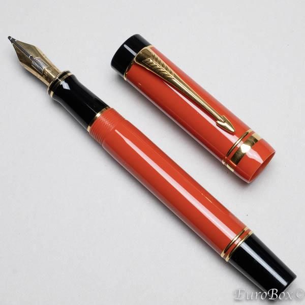 PARKER Duofold Red パーカー デュオフォールド オレンジ 万年筆