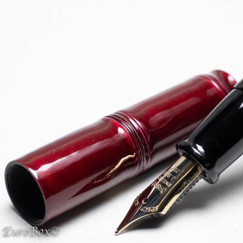筆記良好・旧モデル】大橋堂 万年筆 朱漆 OHASHIDO Soft-Fnib 筆記良好