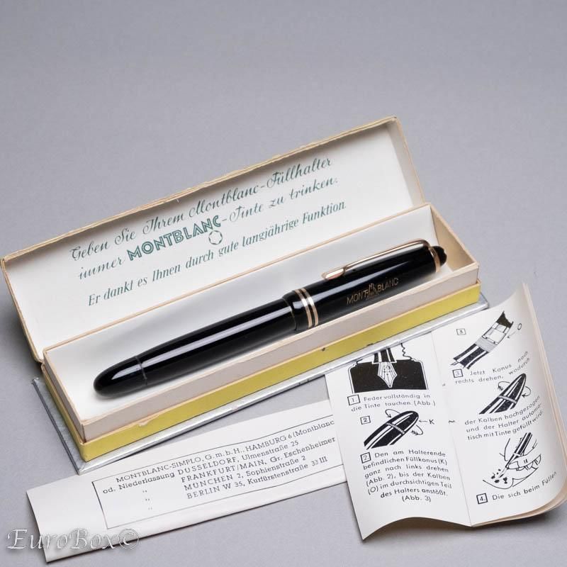 モンブラン 万年筆 244 ブラック MONTBLANC 244 Black - ユーロ