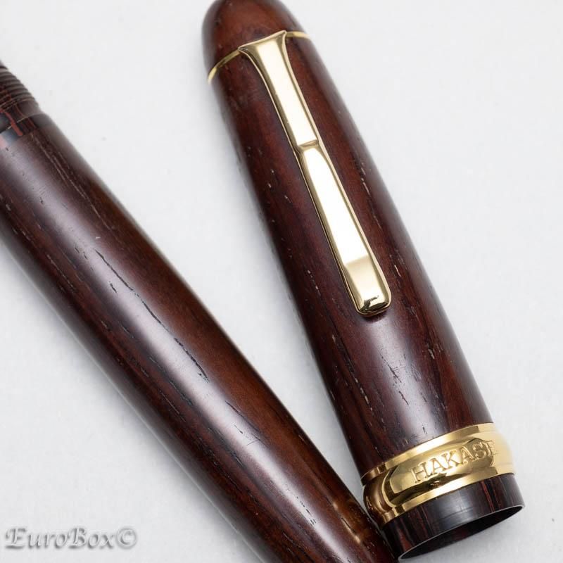 万年筆博士 万年筆 ココボロウッド HAKASE Cocobolo Wood - ユーロ
