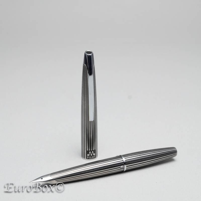 パイロット 万年筆 ミュー701 M-500BS ブラックストライプ PILOT Myu