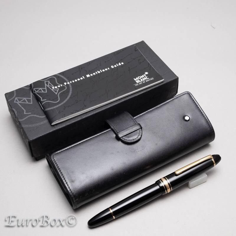 モンブラン 万年筆 マイスターシュテュック 147 トラベラー ブラック
