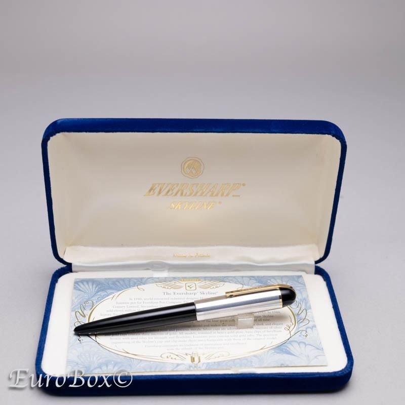 エバーシャープ 万年筆 スカイライン ブラック 復刻モデル The