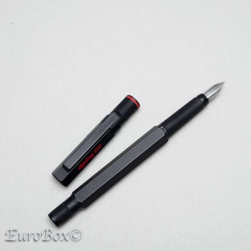 ロットリング 万年筆 600G ブラック rotring 600G Black - ユーロ