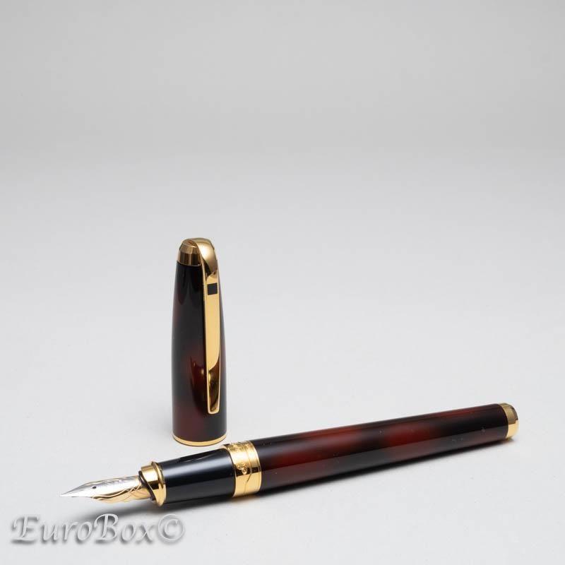 エス・テー・デュポン 万年筆 オランピオ 純正漆 タートイズシェル