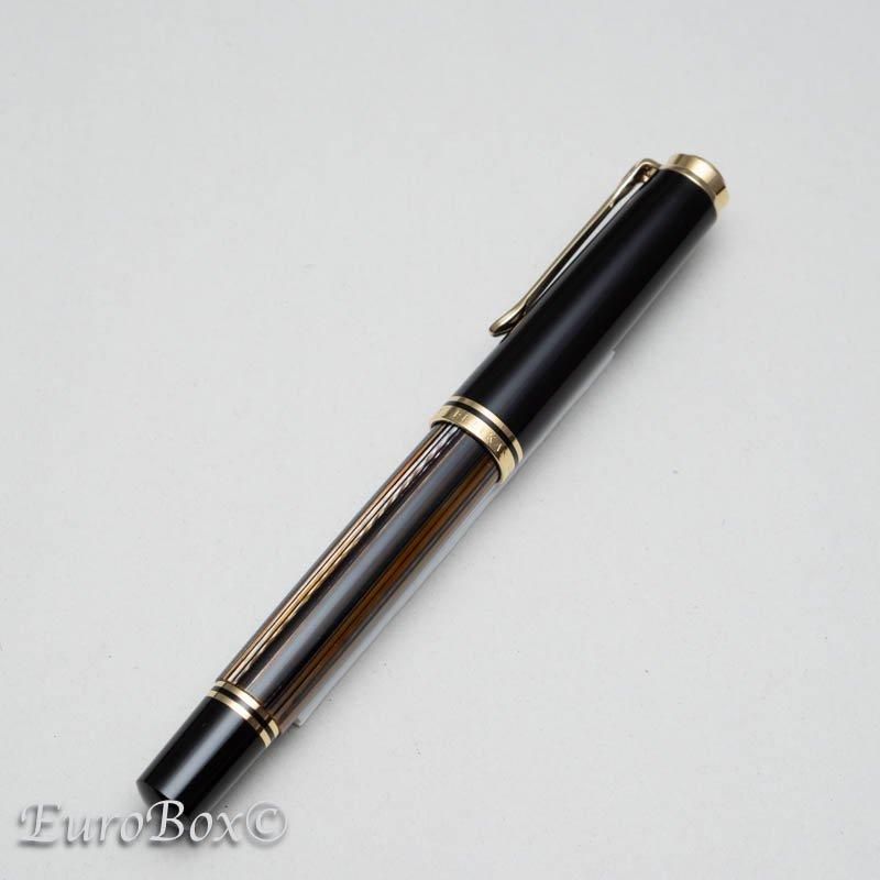 ペリカン 万年筆 スーベレーン M800 茶縞(ブラウンストライプ) Pelikan