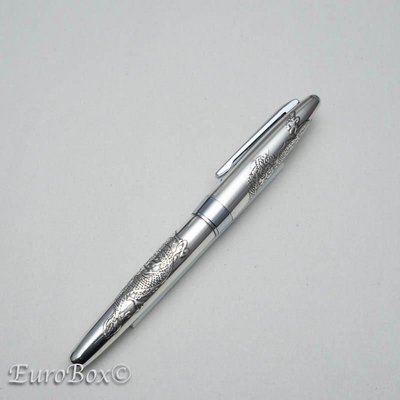 パイロット 万年筆 シルバーン 龍 韓国製 PILOT Silvern Dragon Made