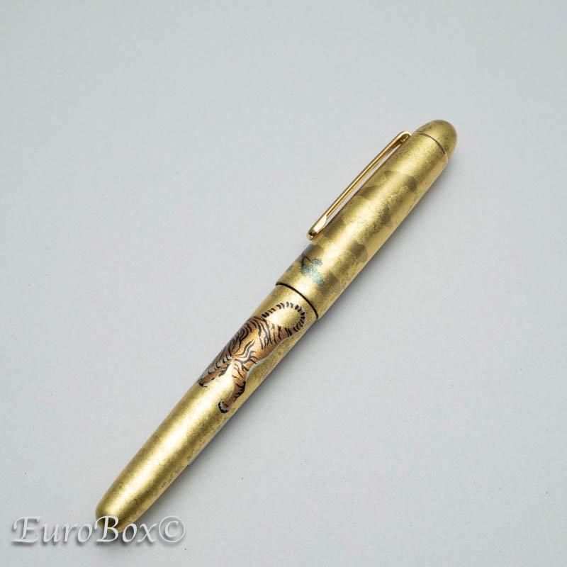プラチナ 万年筆 #3776 センチュリー 金沢箔 松虎 PLATINUM #3776