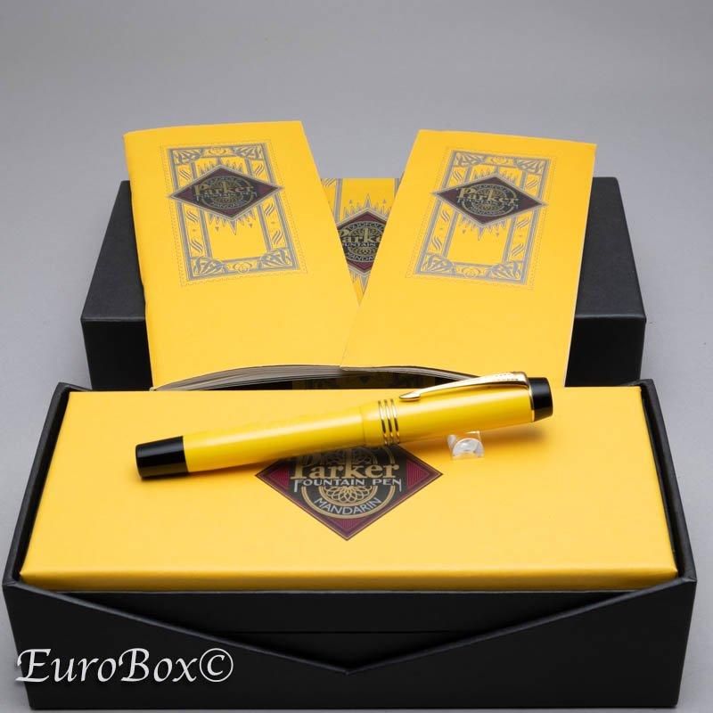 パーカー 万年筆 デュオフォールド センテニアル マンダリンイエロー