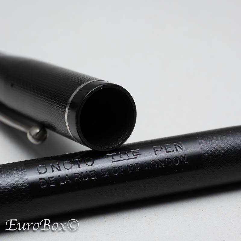 デ・ラ・ルー オノト 万年筆 5601 DE LA RUE Onoto 5601 Black Chased