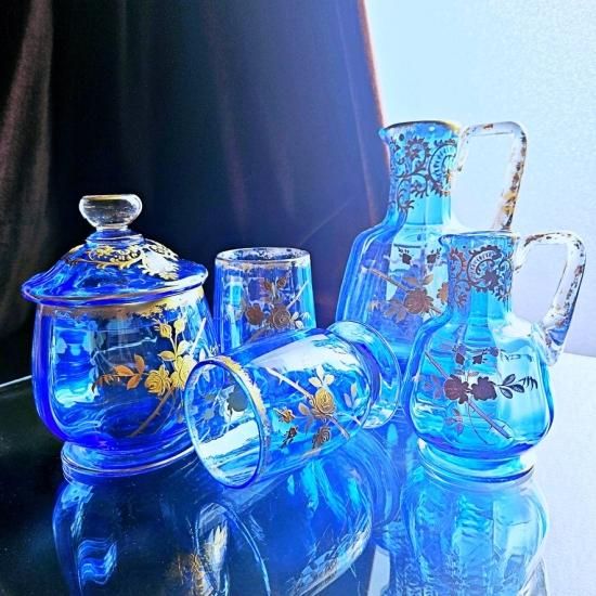 ブルーローズ 未使用 バカラ BACCARAT ラランドクロック ブルー ブルー