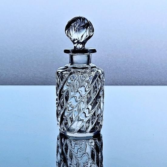 金彩オールドサンルイ 捻れリボンの香水瓶 #31【1900年前後