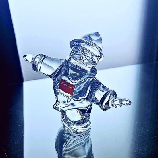 輝くオールドバカラ サンタクロースのクリスタルオブジェ【1936年以降