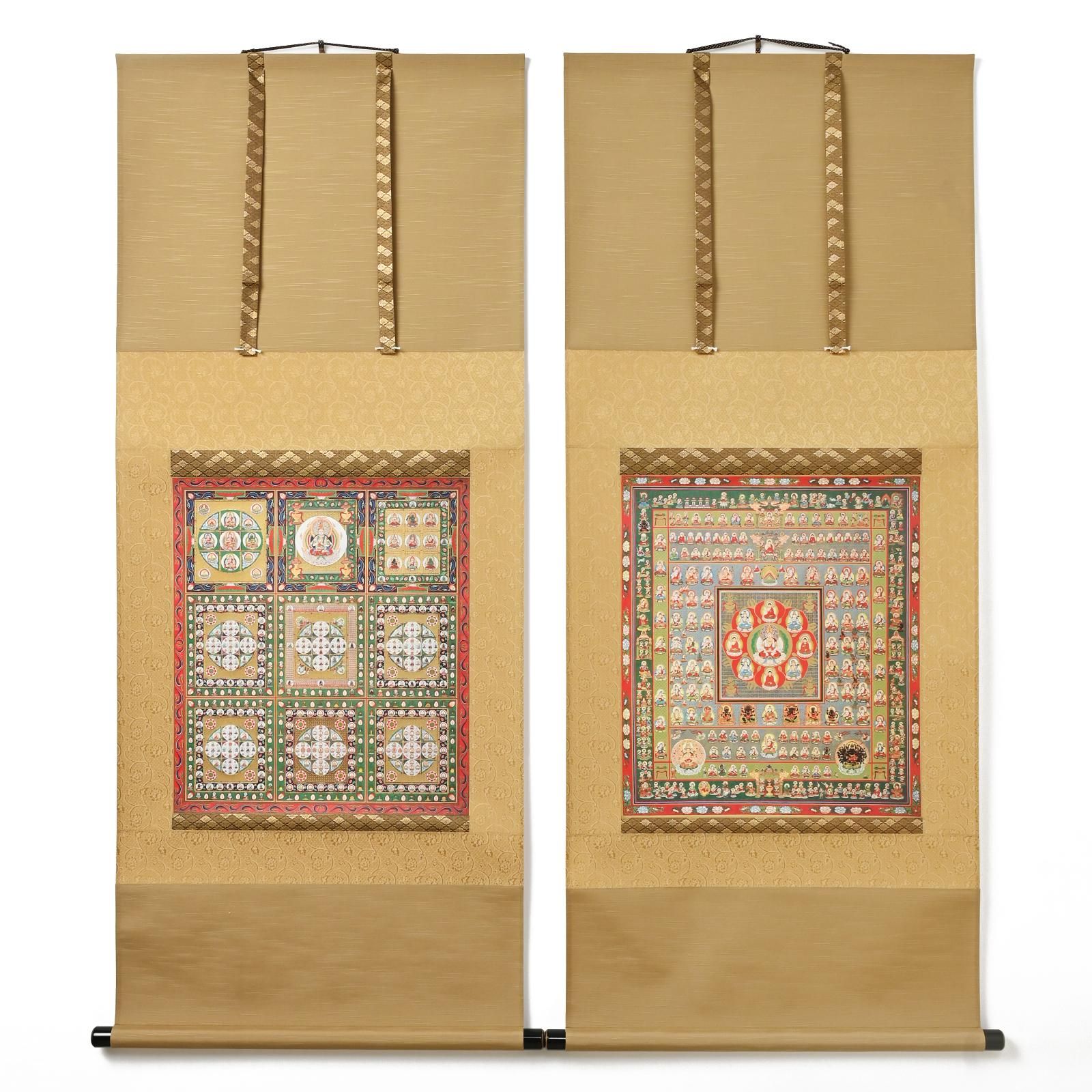 両界曼荼羅 掛け軸 | 高級桐箱入り - 真言ショップ shingon.shop