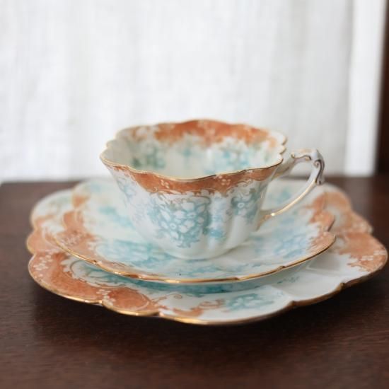 英国ワイルマン・シェリー窯（Wileman Shelley)ティートリオ