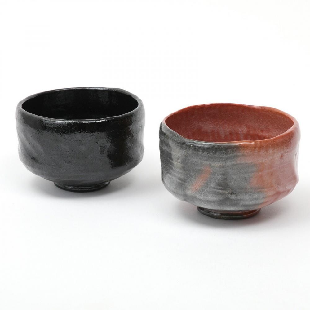 京都清水焼 楽茶碗 上茶わん 黒楽 お抹茶碗 茶道 表千家 裏千家 お濃茶