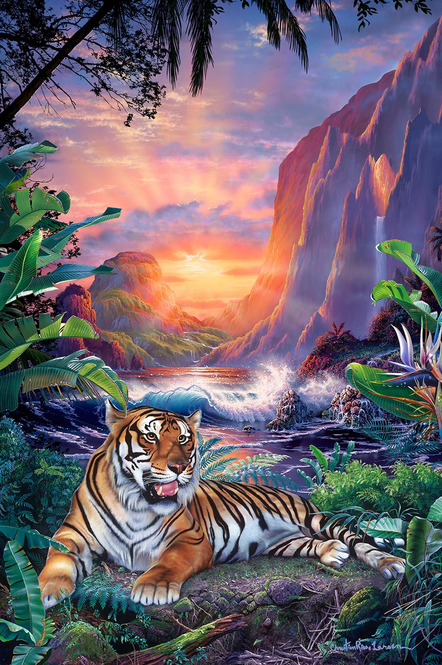 クリスチャンラッセン(ザ ニュースディ(S)) HEAVEN ON EARTH TIGER