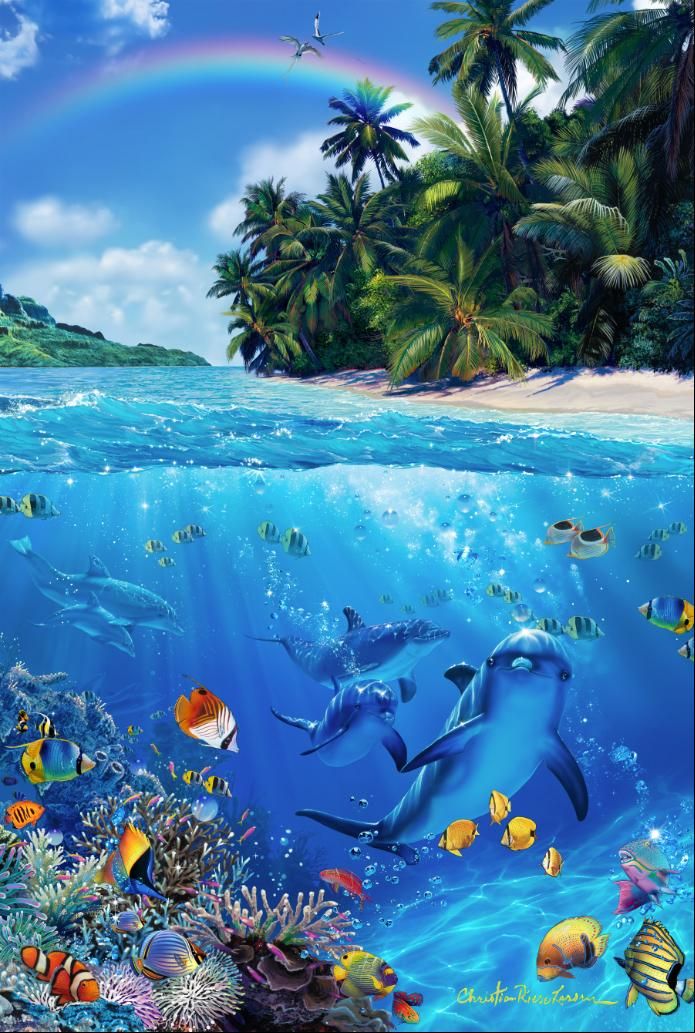 激レア】ラッセン イン アナザーワールド (クリスチャン・ラッセン作