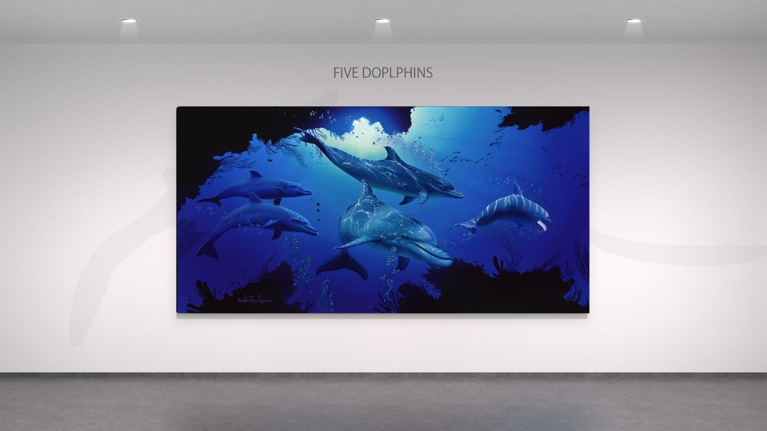 クリスチャンラッセン Dolphin Quest Ⅱ FIVE DOLPHINS II