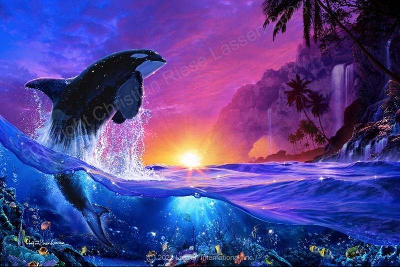 Christian Riese Lassen クリスチャンラッセン絵画 Christian Riese