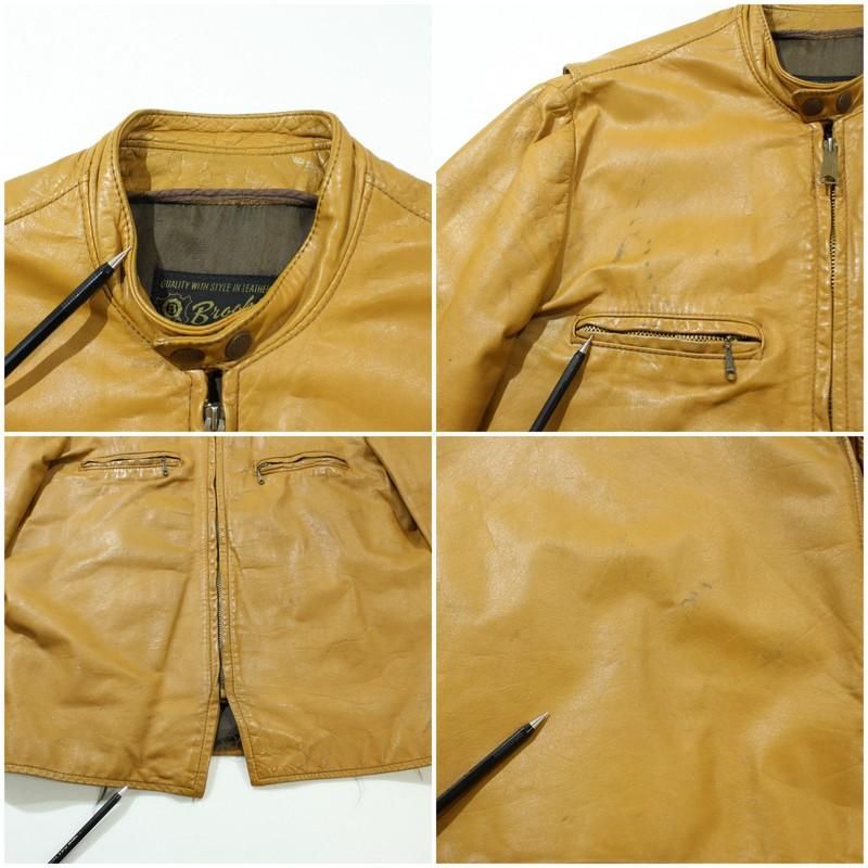 60s ヴィンテージ 希少サイズ Brooks ブルックス シングル ライダース