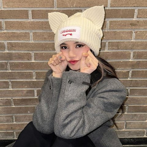 charles jeffrey loverboyウサ耳ビーニー ニット帽 正規品 楽天市場