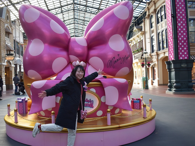 ディズニー ファンダーランド パルパルーザ ミニー 鏡 ミラー 箱付き