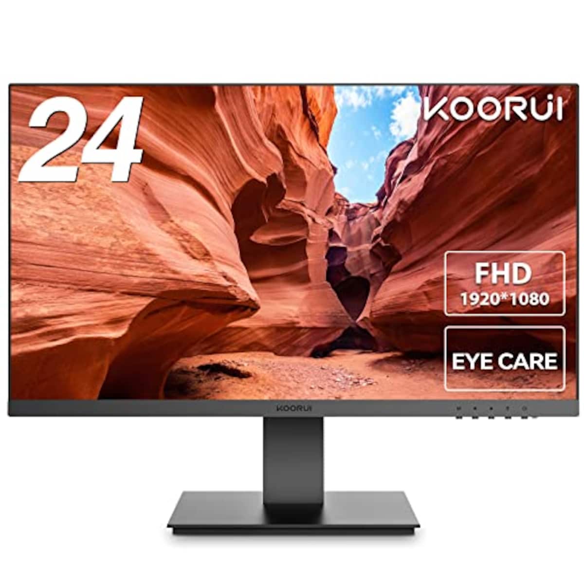 KOORUIのKOORUI モニター 23.8インチ FHD 1080p 75Hz VA非光沢