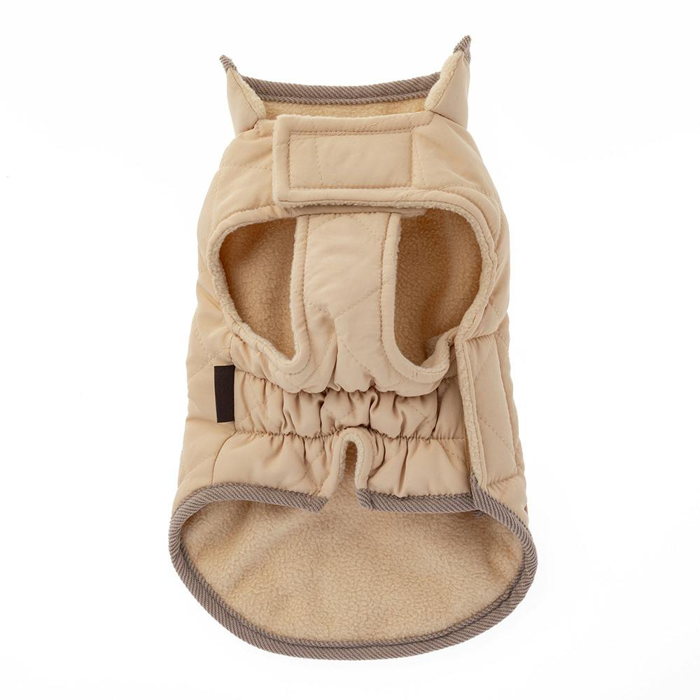 kashwere ベージュ フリース犬服 犬服 犬 服 ファー フリース もこもこ