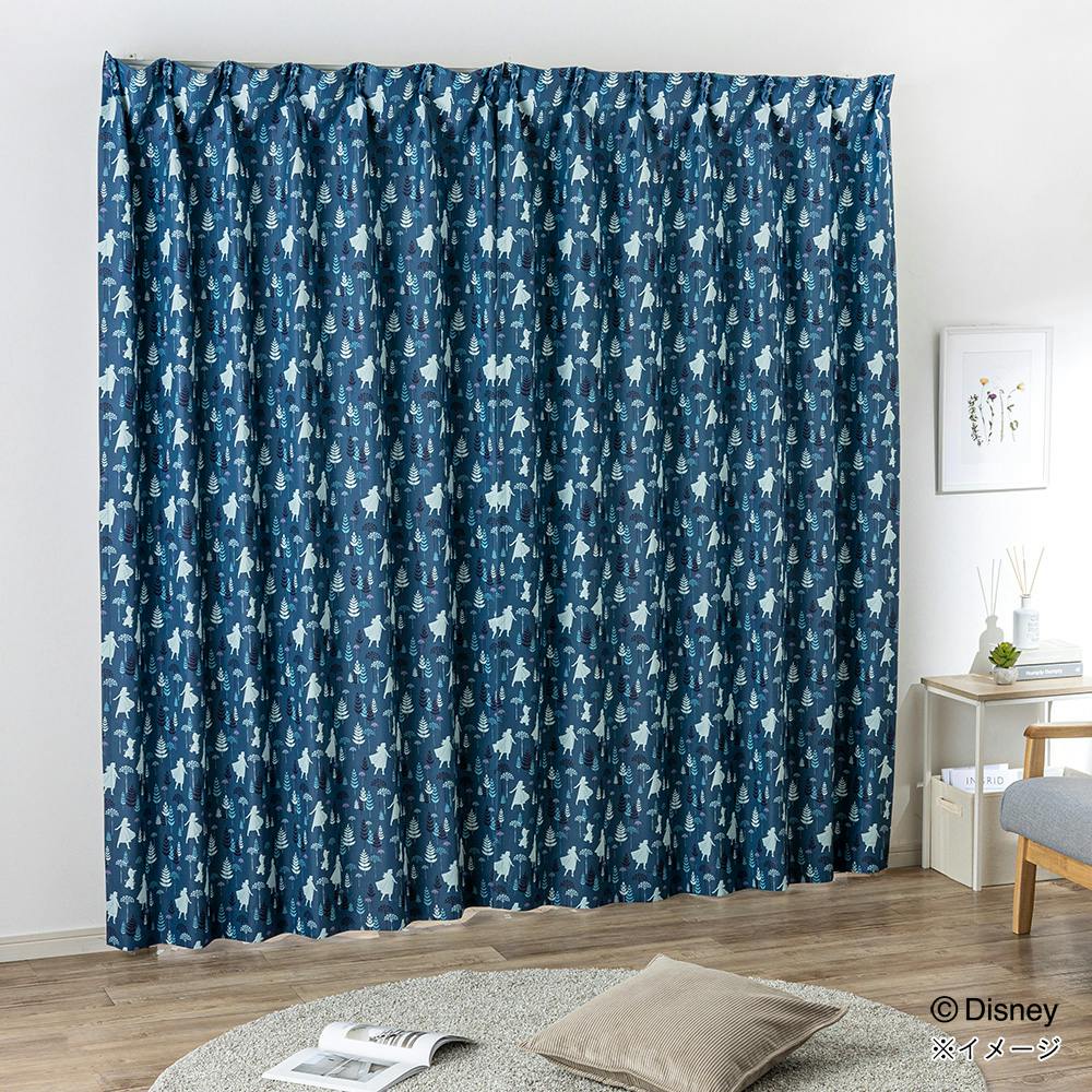 ディズニー カーテン ジャスミン 100×200cm 2枚組 洗濯OK 遮光率 99.65