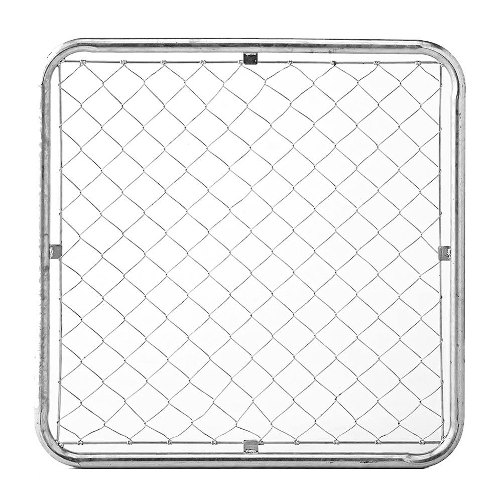 アメリカンフェンス 90×90cm ドブメッキ シルバー | 鋼材 通販