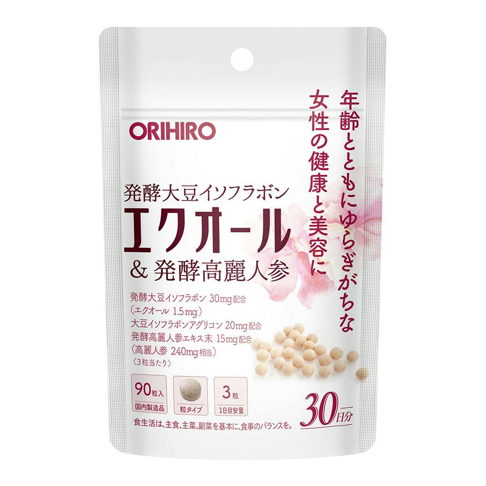 エクオール＆発酵高麗人参 90粒 | 栄養補助食品・機能性食品 通販