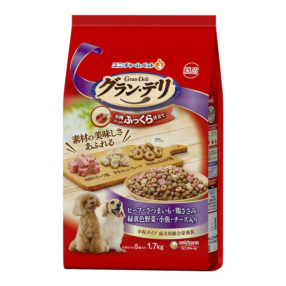 グラン・デリ ふっくら仕立て ビーフ・さつまいも・鶏ささみ・緑黄色